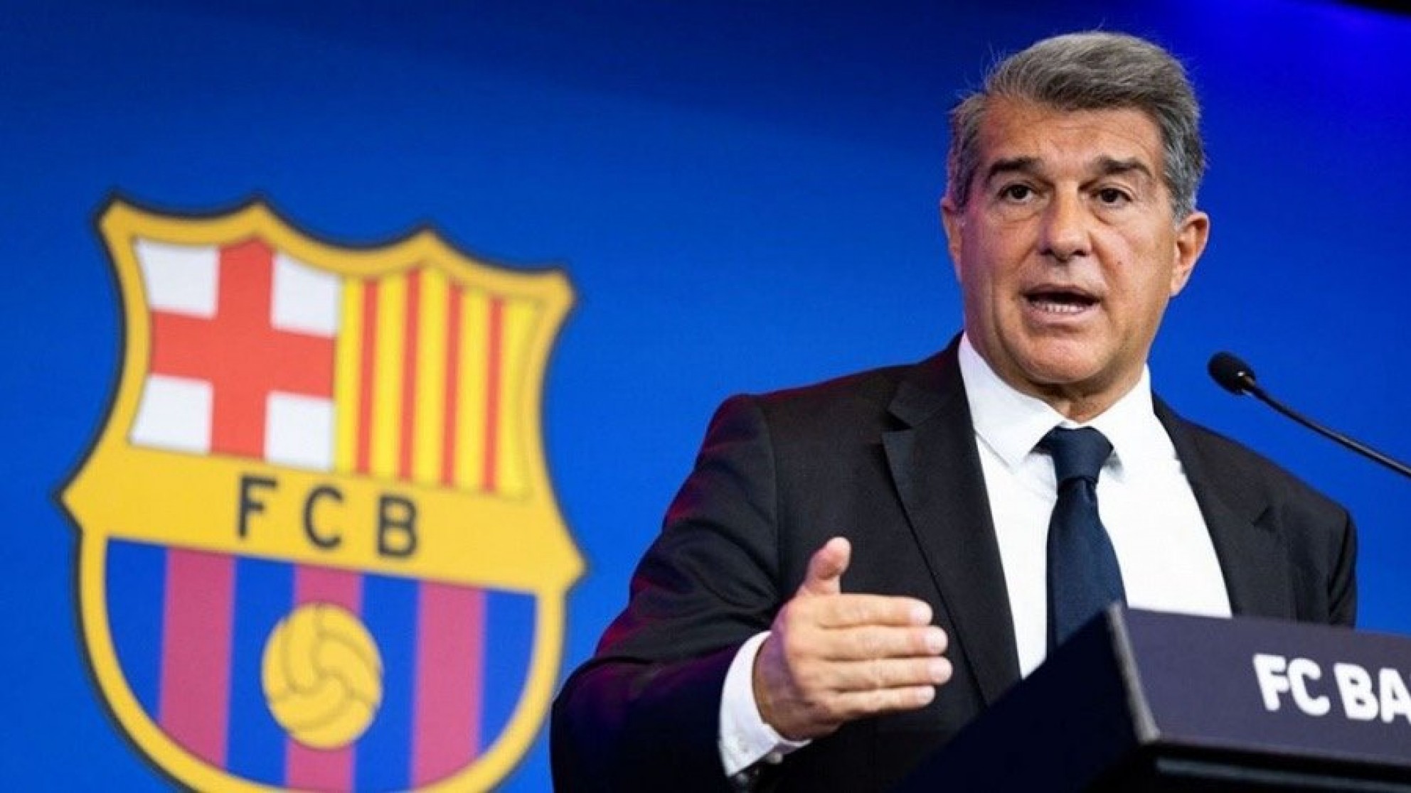 "Me siento en deuda con Messi", confesó Laporta, presidente del Barcelona